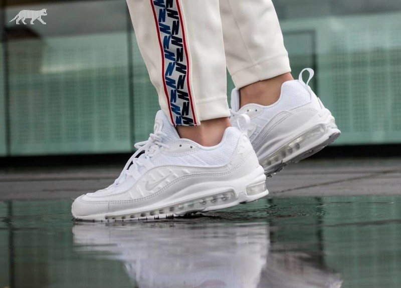 Air max 98 full white on sale